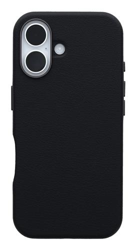OB SYM CACTUS LEATHER APPLE iPhone 16 Noir Ash - black