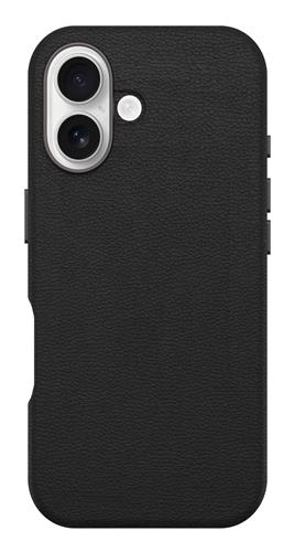 OB SYM CACTUS LEATHER APPLE iPhone 16 Noir Ash - black