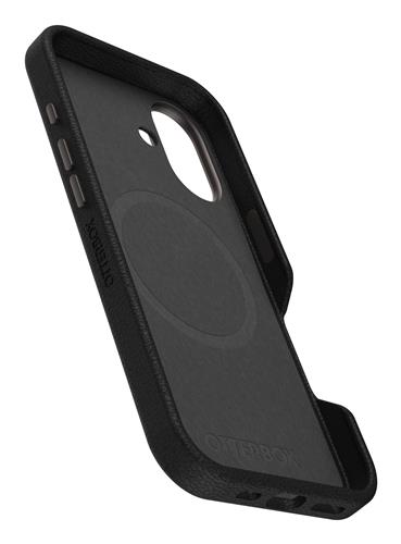 OB SYM CACTUS LEATHER APPLE iPhone 16 Noir Ash - black