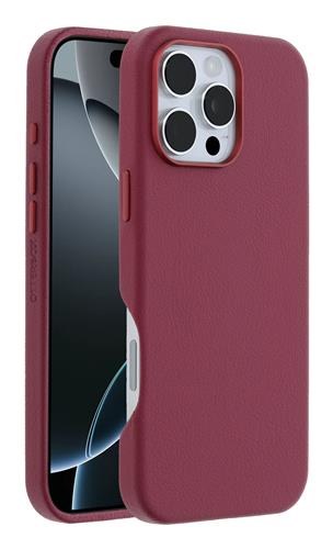 OB SYM CACTUS LEATHER APPLE iPhone 16 ProMax MaroonBells-red