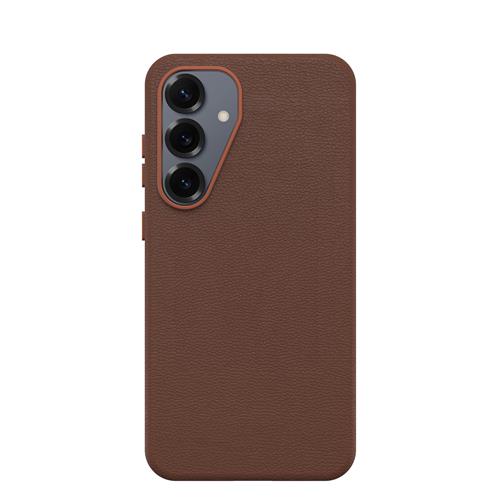 OB SYMCACTUS LEATHER SAMSUNG Galaxy S25+ Rich Adove - brown