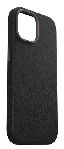 OB SYMMETRY CACTUS LEATHER Apple iPhone 15 Noir Ash - black