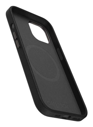 OB SYMMETRY CACTUS LEATHER Apple iPhone 15 Noir Ash - black