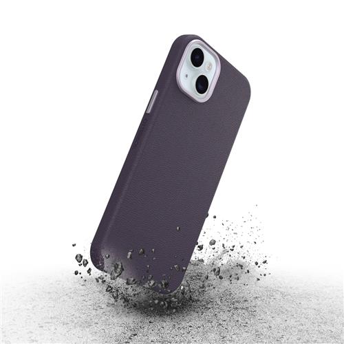 OB SYMMETRY CACTUS LEATHER Apple iPhone 15 Plus Luxe purple