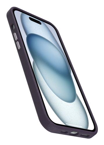 OB SYMMETRY CACTUS LEATHER Apple iPhone 15 Plus Luxe purple