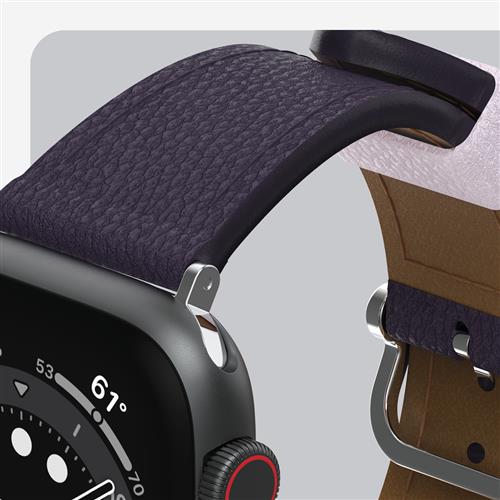 OB SYMTR APPLE WATCH BAND 10-L 44/45/46mm Plum Luxe - purple