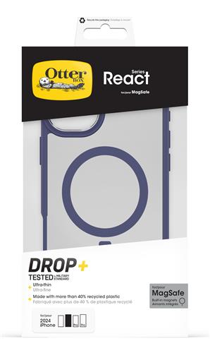 OB REACT MAGSAFE APPLE IPHONE16 PLUS SPACE CADET - CLEAR/PURPLE