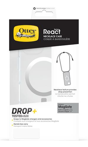 OB REACT NECKLACEMAGSAFE APPLE IPHONE 16 - CLEAR