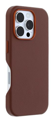 OB SYM CACTUS LEATHER APPLE IPHONE 16 PRO RICH ADOBE - BROWN