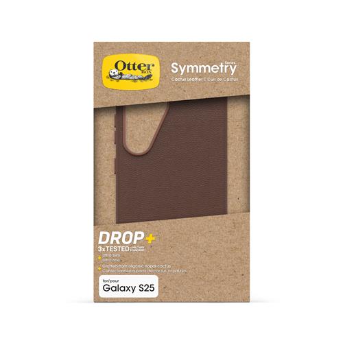 OB SYM CACTUS LEATHER SAMSUNG GALAXY S25 RICH ADOVE-BROWN