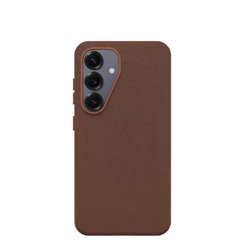 OB SYM CACTUS LEATHER SAMSUNG GALAXY S25 RICH ADOVE-BROWN