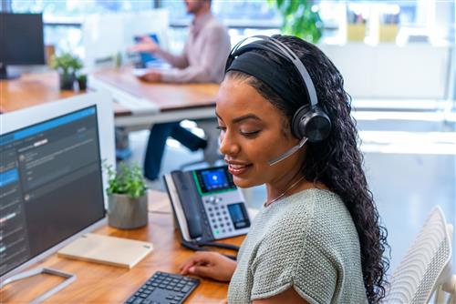 POLY Edge E450 IP Phone and PoE-enabled telefono IP Nero 8 linee IPS Wi-Fi