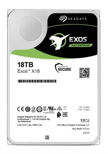 EXOS X18 18TB SAS 3.5IN 7200RPM HELIUM 512E/4KN