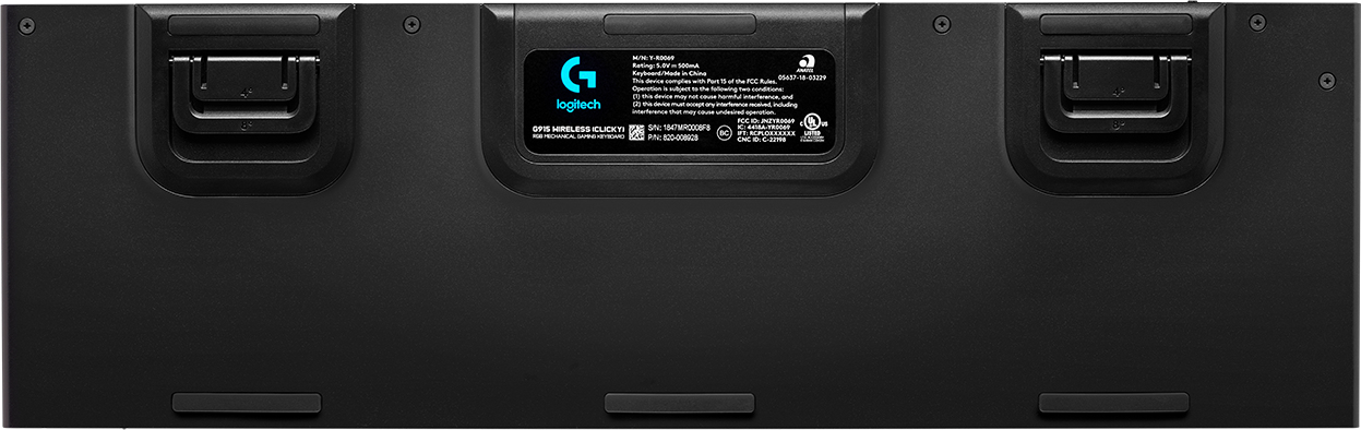 Logitech G 920-010590 tastiera Gaming RF senza fili + Bluetooth AZERTY Olandese Nero
