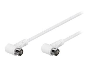 SAT ANTENNA CABLE CONNECTORS 1.5M 90 WHITE