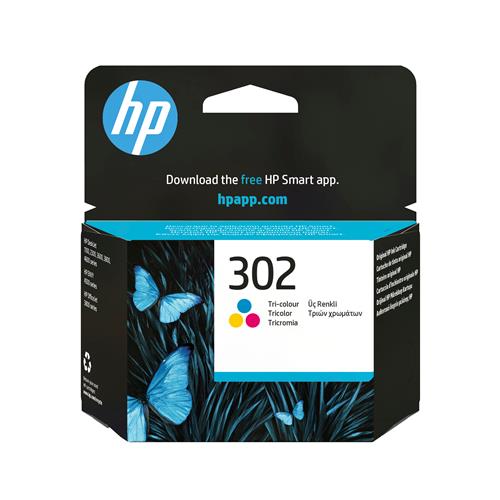 HP 302 TRI-COLOR ORIGINAL INK EN/PL/HU/CZ/SL Cartridge