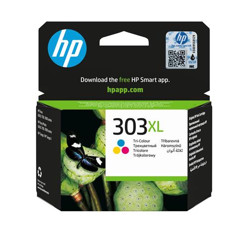 HP 303XL HIGH YIELD TRI-COLOR EN/RU/FR/PL/CZ/HU Ink Cartridge
