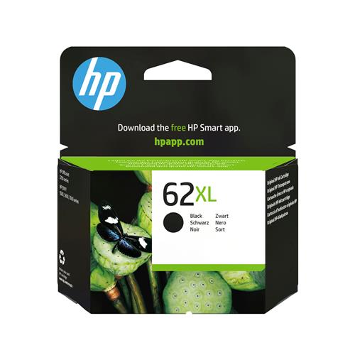 HP 62XL BLACK INK CARTRIDGE EN/RU/FR/PL/CZ/HU