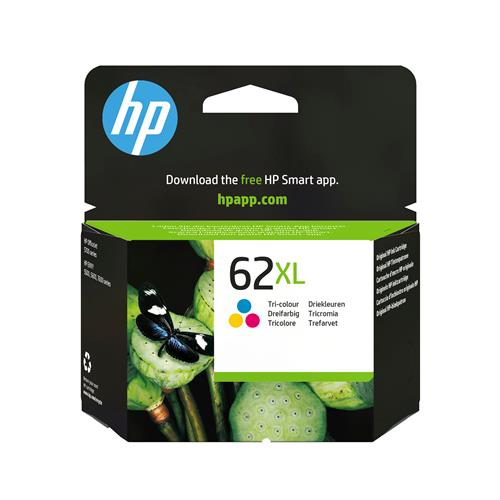 HP 62XL TRI-COLOR INK CARTRIDGE EN/RU/FR/PL/CZ/HU
