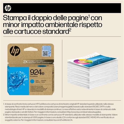 HP 924E EVOMORE CYAN EN/DE/PL/CZ Ink Cartridge