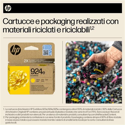 HP 924E EVOMORE YELLOW EN/FR/IT/PT/ES Ink Cartridge