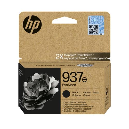 HP 937E EVOMORE BLACK EN/FR/IT/PT/ES Ink Cartridge