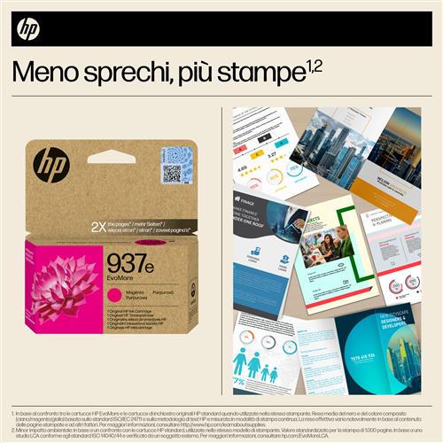 HP 937E EVOMORE MAGENTA EN/DE/PL/CZ Ink Cartridge