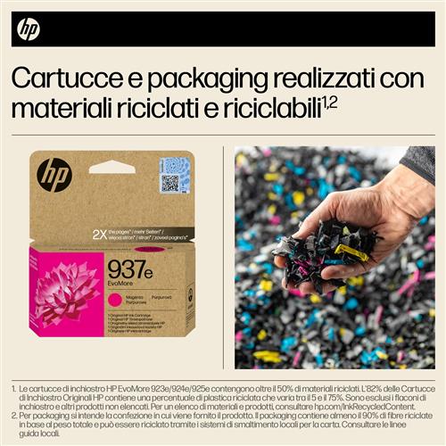HP 937E EVOMORE MAGENTA EN/FR/IT/PT/ES Ink Cartridge