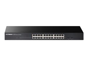 SWITCH 19IN GIGABIT 24-PORT WITH 2XSFP