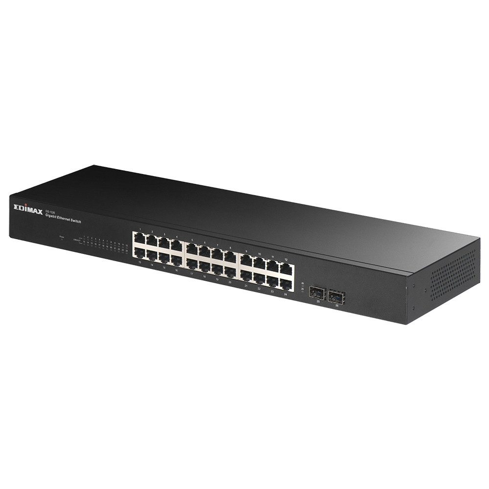 Edimax GS-1026 V3 switch di rete Non gestito Gigabit Ethernet (10/100/1000) Nero