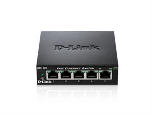 D-Link DES-105 switch di rete Non gestito Nero