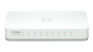 D-Link GO-SW-8E switch di rete Non gestito Fast Ethernet (10/100) Bianco