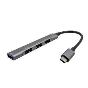 i-tec Metal C31HUBMETALMINI4 hub di interfaccia USB 3.2 Gen 1 (3.1 Gen 1) Type-C Metallico