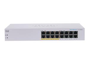 BUSINESS 110 SERIES UNMANAGED SWITCH 16-PORT GE PARTIAL POE