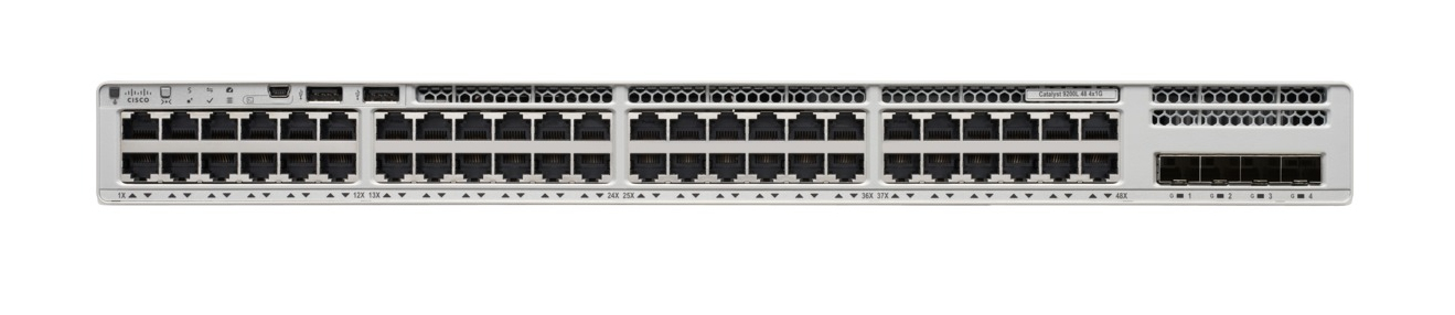 Cisco C9200L-48PXG-4X-E switch di rete Gestito L2/L3 Gigabit Ethernet (10/100/1000) Supporto Power over Ethernet (PoE) Grigio
