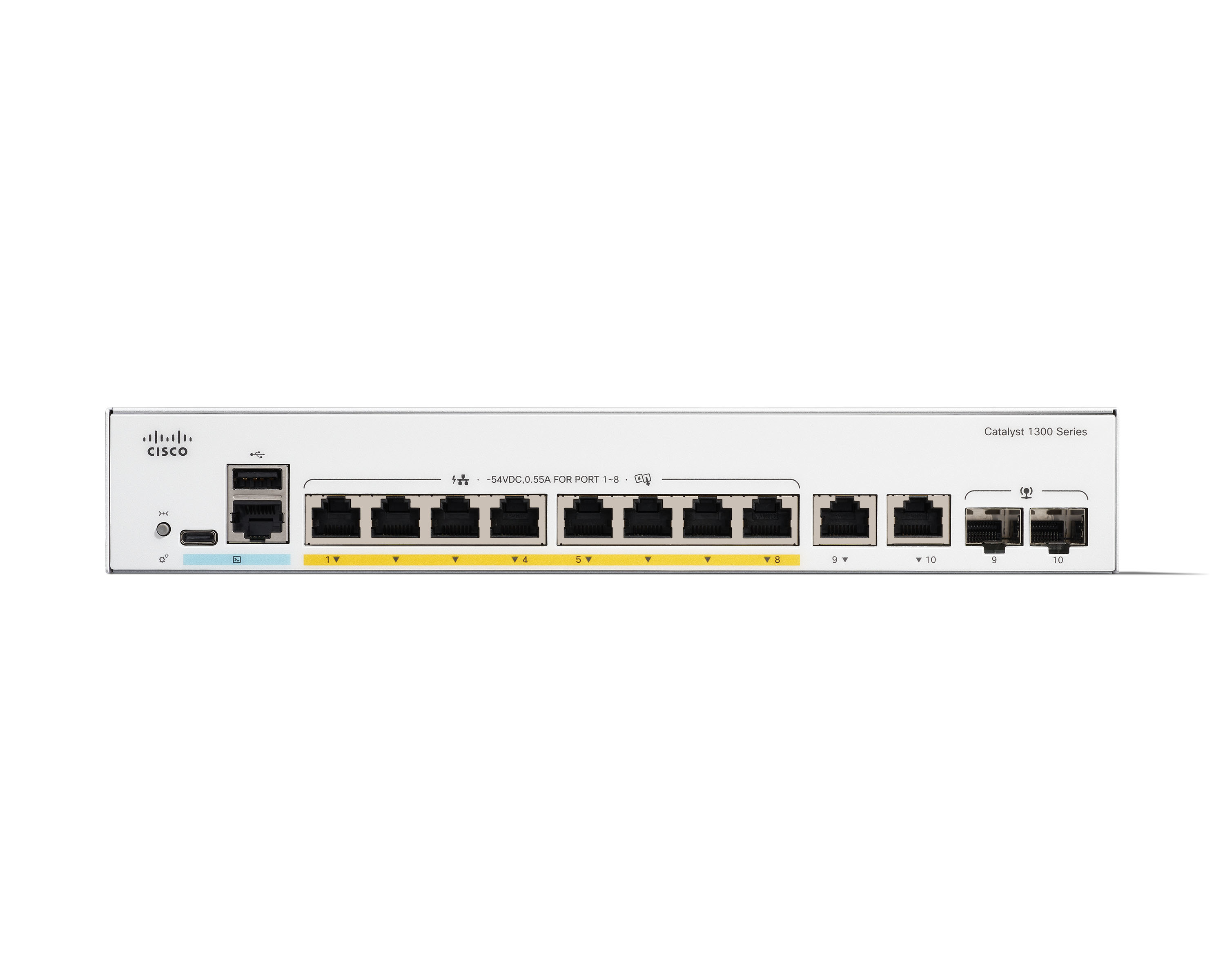 Cisco Catalyst 1300 Gestito L2 Gigabit Ethernet (10/100/1000) Supporto Power over Ethernet (PoE) Grigio