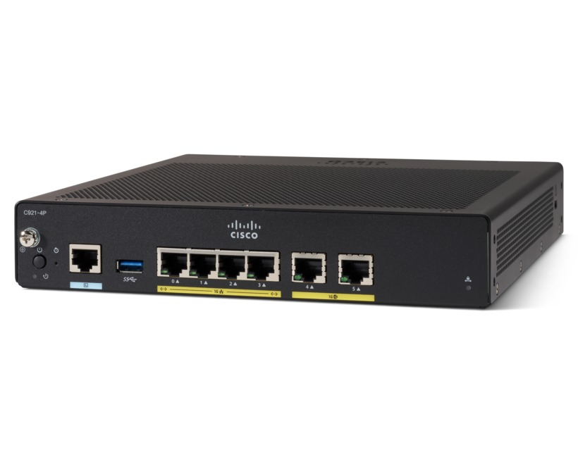 Cisco C927-4P router cablato Gigabit Ethernet Nero