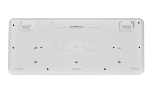 Logitech 920-010974 tastiera Ufficio Bluetooth AZERTY Belga Bianco