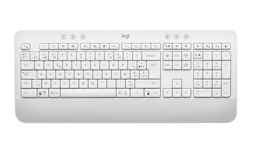 Logitech 920-010974 tastiera Ufficio Bluetooth AZERTY Belga Bianco