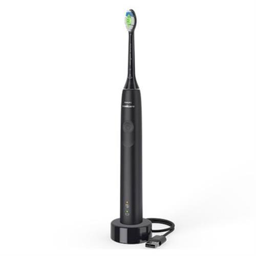 SPAZZOLINO EL SONICARE 4100 BLACK 1 TESTINA OPTINAL WHITE