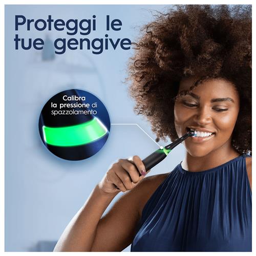 Oral-B Spazzolino Elettrico iO 3 Nero, 1 Testina