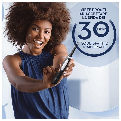 Oral-B Spazzolino Elettrico iO 3 Nero, 1 Testina