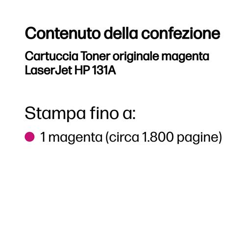 TONER CARTRIDGE 131A MAGENTA 