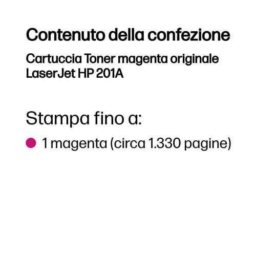 TONER CARTRIDGE 201A MAGENTA .
