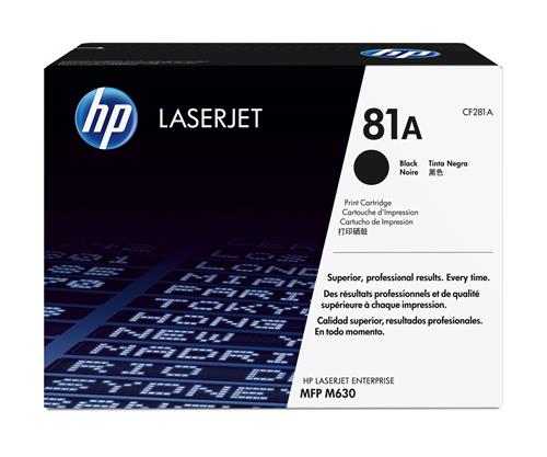 TONER CARTRIDGE 81A BLACK 