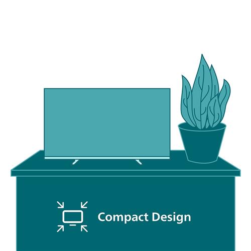 TVC LED 32IN HD SMART TV 16:9 1920x1080 TITAN OS WIFI HDMI USB