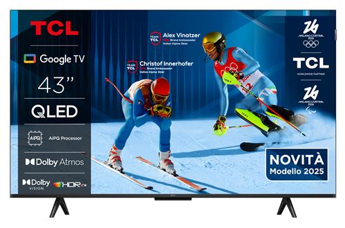 TVC LED 43 QLED GOOGLE TV 60 HZ DOLBY ATMOS ONKYOHDR 10+ TIVUSAT