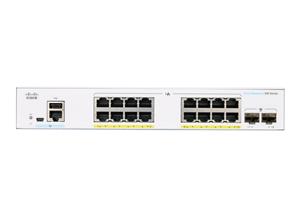 CBS350 MANAGED 16-PORT GE POE 2X1G SFP