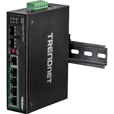 Trendnet TI-PG62 switch di rete Non gestito Gigabit Ethernet (10/100/1000) Supporto Power over Ethernet (PoE) Nero