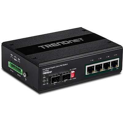 Trendnet TI-UPG62 switch di rete Non gestito L2 Gigabit Ethernet (10/100/1000) Supporto Power over Ethernet (PoE) Nero